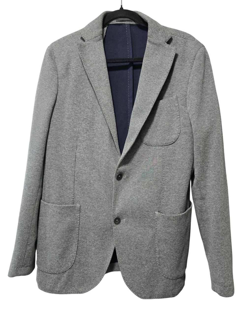 Gutteridge Men's Grey Casual Wool Blazer - Classic Tailored Style - Size 50